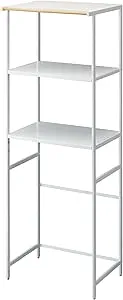 Yamazaki Home Tower Kitchen Appliance Storage Rack Metal Shelving Unit - Standing Organizer Heavy Duty Shelves, 170 cm - Steel