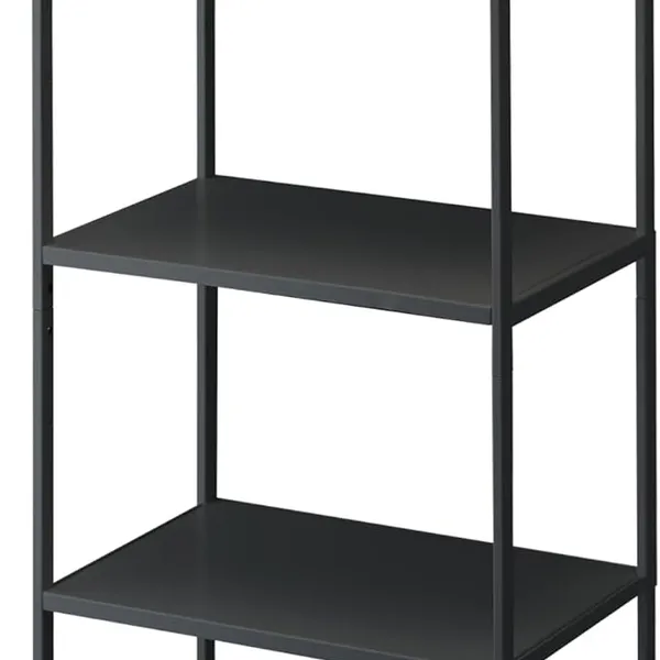 Yamazaki Home Tower Kitchen Appliance Storage Rack Metal Shelving Unit - Standing Organizer Heavy Duty Shelves, 170 cm - Steel