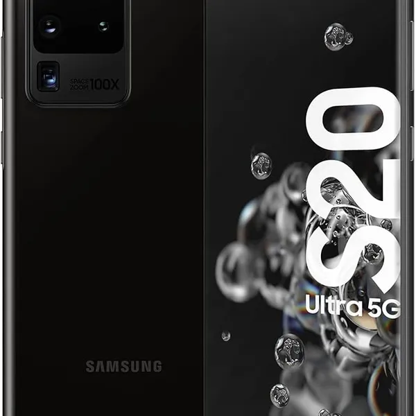 Samsung S20 Ultra 5G Factory Unlocked SM-G988U1 Cosmic Black 12GB Ram 128GB Storage (ATT, Verizon, Sprint and Tmobile) - US Warranty