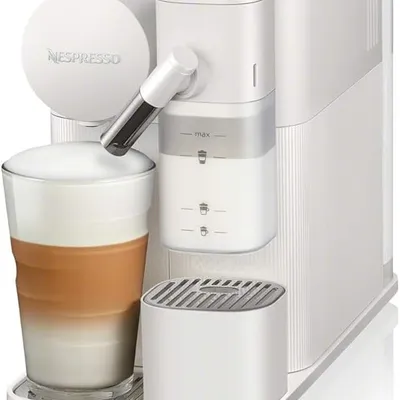 Nespresso Lattissima One Single Serve Coffee and Espresso Machine by De'Longhi, Porcelain White