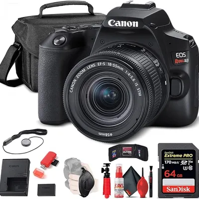 Canon EOS Rebel SL3 DSLR Camera with 18-55mm Lens Kit (Renewed)