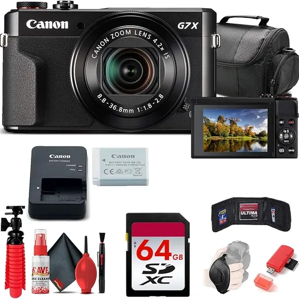 Canon PowerShot G7 X Mark II Premium Compact Digital Camera