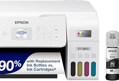Epson EcoTank ET-2803 Wireless All-in-One Inkjet Supertank Printer