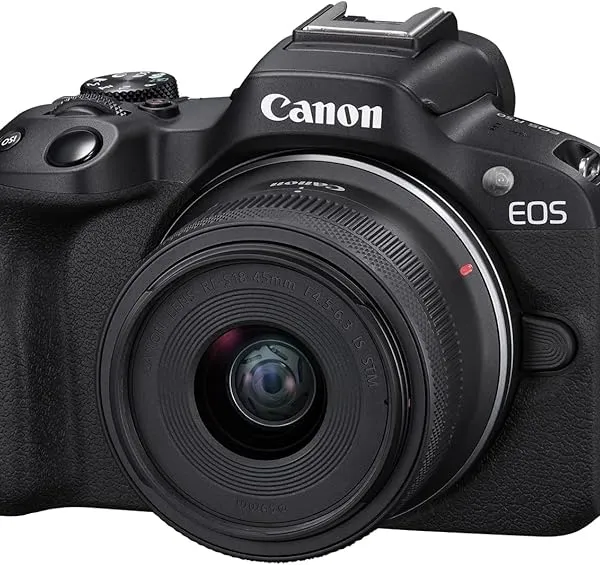 Canon EOS R50 Mirrorless Camera with RF-S18-45mm Lens Kit