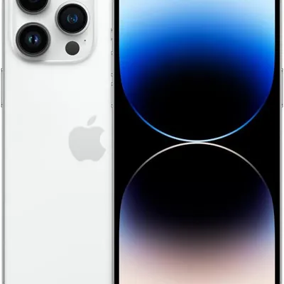 Apple iPhone 14 Pro Max, 256GB, Silver - Unlocked (Renewed Premium)