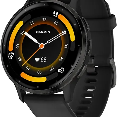 Garmin Venu 3, GPS Smartwatch, AMOLED Display, Advanced Health and Fitness Features, Up to 14 Days of Battery, Black