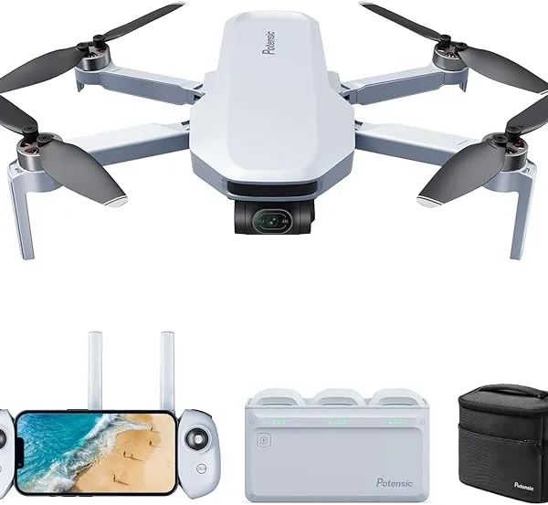 Potensic ATOM 3-Axis Gimbal 4K GPS Drone (Fly More Combo)
