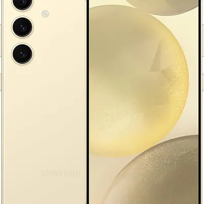 SAMSUNG Galaxy S24 Cell Phone, 256GB AI Smartphone, Unlocked Android, 50MP Camera, Fastest Processor, Long Battery Life, US Version, 2024, Amber Yellow