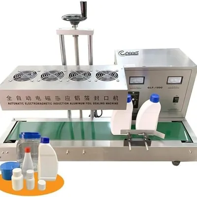 Liquid Filling Machine, Electromagnetic Induction Sealing Machine,1800W Automatic Continuous Sealer,60-130mm Diameter Bottle Sealing Machine,Electric Aluminum Foil Sealing Machine, (50120mm)