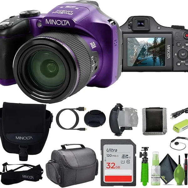 Minolta MN67Z 20MP Full HD Bridge Camera with 67x Optical Zoom