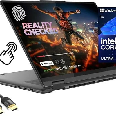 Lenovo Yoga 7i 2-in-1 Laptop, 16" 2K Touchscreen Display, Core Ultra 7 155U, 16GB DDR5, 1TB PCIe SSD, Wi-Fi 6E, Backlit KB, FP Reader, TB 4, Webcam, Keypad, US Version KB, PDG HDMI, Win 11 Pro