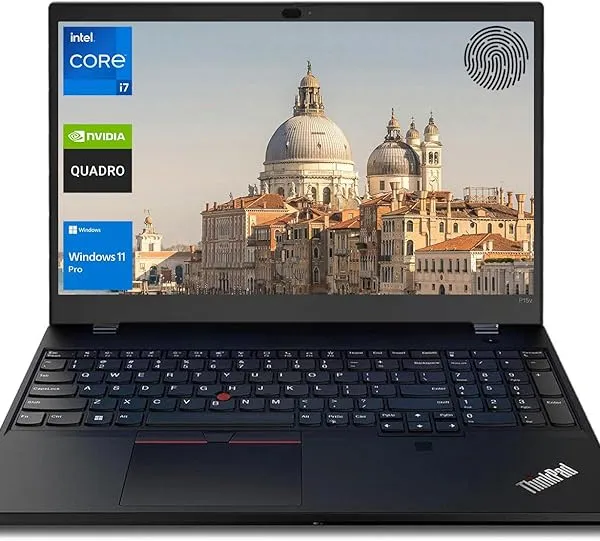 Lenovo ThinkPad P15v Gen 3 Business Laptop, 15.6" FHD Display, Intel Core i7-12700H, NVIDIA Quadro T1200, 32GB DDR5 RAM, 1TB SSD, HDMI, Webcam, FP Reader, SD Card Reader, Wi-Fi 6, W11 Pro, Black