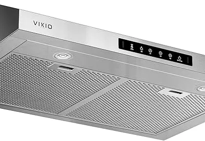 VIKIO HOME Range Hood 30 Inch Under Cabinet, 900CFM Stainless Steel Kitchen Stove Vent Hood, Touch/Gesture Control, 3 Speed Exhaust Fan, LED Lights, Reusable 5-Layer Aluminum Filters