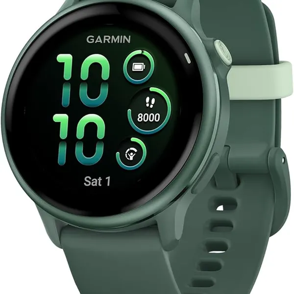 Garmin vívoactive® 6, Health and Fitness GPS Smartwatch, AMOLED Display, Up to 11 Days of Battery, Metallic Jasper Green with Jasper Green Band