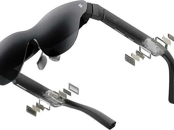 RayNeo Air 4 Pro AR Glasses, 201-inch HDR10 Virtual Display with Bang & Olufsen Spatial Audio