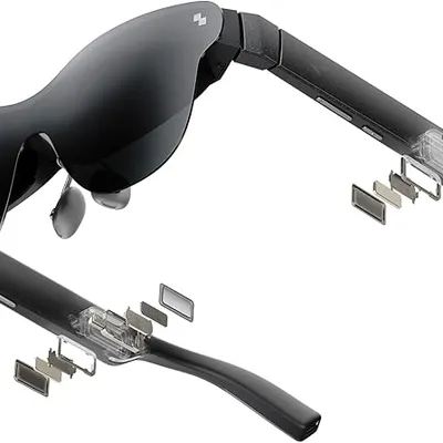 RayNeo Air 4 Pro AR Glasses, 201-inch HDR10 Virtual Display with Bang & Olufsen Spatial Audio