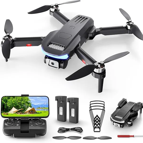 B15 Foldable 4K FPV RC Quadcopter - Brushless Motor, 30-Min Flight, Under 249g