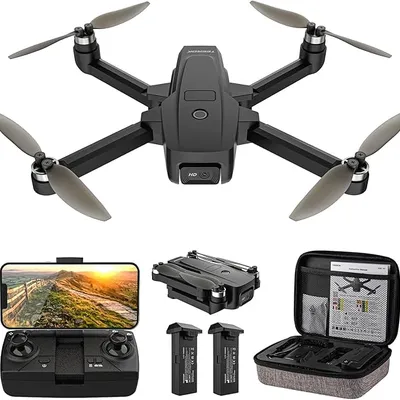 Epstur 4K UHD Foldable RC Drone with Brushless Motor