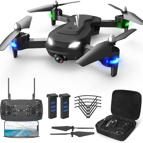 FERIETELF T26 RC Drone with 1080P HD Camera and Dual Batteries