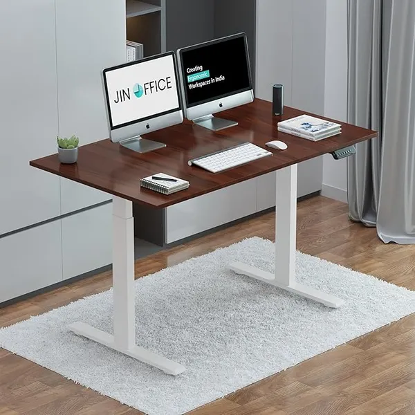 JIN OFFICE Zenith Electric Height Adjustable Standing Desk