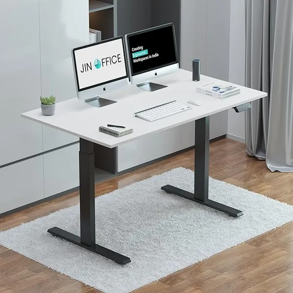 JIN OFFICE Zenith Electric Height Adjustable Standing Desk