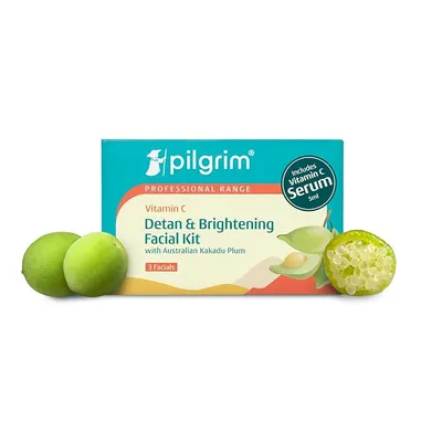Pilgrim Vitamin C Detan & Brightening Facial Kit