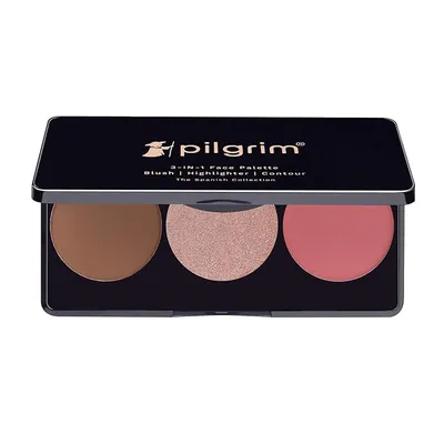 Pilgrim 3-in-1 Face Palette (Bold Charmé -03)