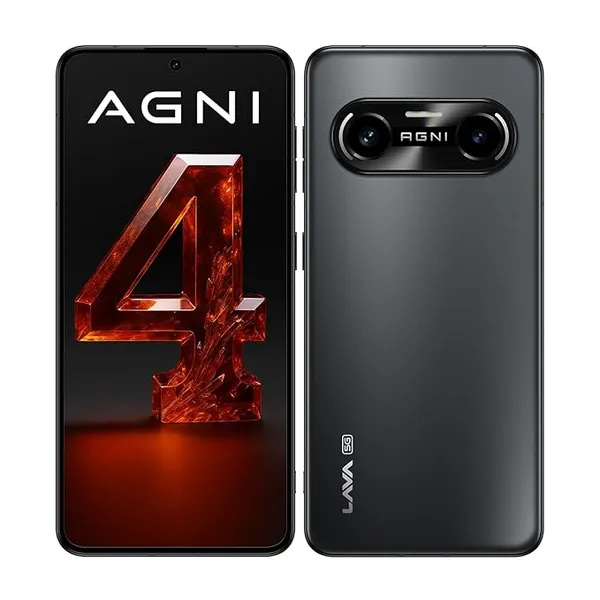 Lava Agni 4 5G (8GB RAM, 256GB Storage, Phantom Black)