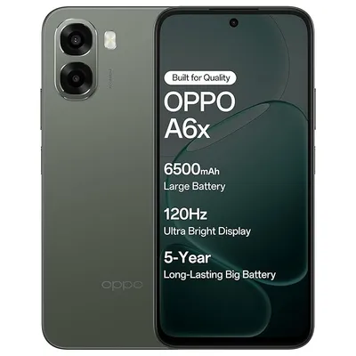 Oppo A6X 4G (Olive Green, 4GB RAM, 64GB Storage)