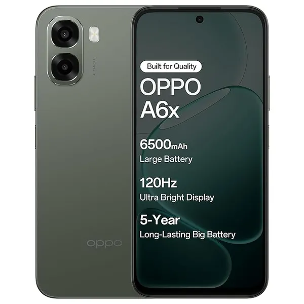 Oppo A6X 4G (Olive Green, 4GB RAM, 64GB Storage)