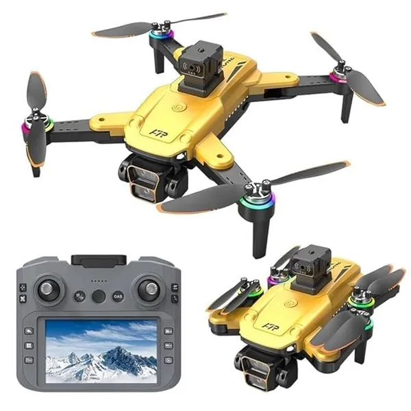KVONINZY 4K Dual Camera Drone with Obstacle Avoidance and Brushless Motor