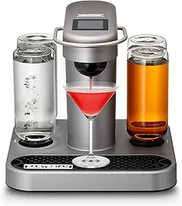 Bartesian Cocktail Making Machine - Automatic Mixology Home Bar Cocktails Mixing Maker - Push Button Pre Mixed Drink Capsule Dispenser Shaker for Margarita, Old Fashioned, Martini, Daiquiri & More
