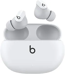 Beats Studio Buds – True Wireless Noise Cancelling Earbuds – IPX4 rating, Sweat Resistant Earphones, Compatible with Apple & Android, Class 1 Bluetooth, Built-in Microphone – White (previous version)