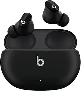 Beats Studio Buds – True Wireless Noise Cancelling Earbuds – IPX4 rating, Sweat Resistant Earphones, Compatible with Apple & Android, Class 1 Bluetooth, Built-in Microphone – Black (previous version)