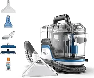 Vax SpotWash Home Duo Spot Cleaner, Stain, Car, Upholstery, Sofa and Carpet Cleaning Machine, Included Pet Tool and Antibacterial Solution Removes Spills, White/Blue, CDSW-MPXP
