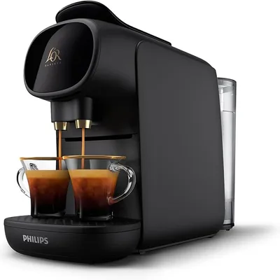 Philips L'OR Barista Sublime Capsule Coffee Machine, Double Shot, 1 or 2 Cups, Full Coffee Menu, Black (LM9012/60)
