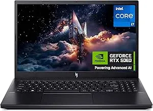 acer Nitro V15 ANV15-52 Gaming Laptop - Intel Core i7-13620H, 16GB, 1TB SSD, NVIDIA GeForce RTX 5060, 15.6" Full HD 165Hz, Windows 11, Black