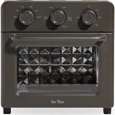 Our Place Wonder Oven | 6-in-1 Air Fryer & Toaster Oven with Steam Infusion | Compact, Countertop Friendly, Fast Preheat, Multifunctional | Air Fry, Toast, Roast, Bake, Reheat & Broil | Char