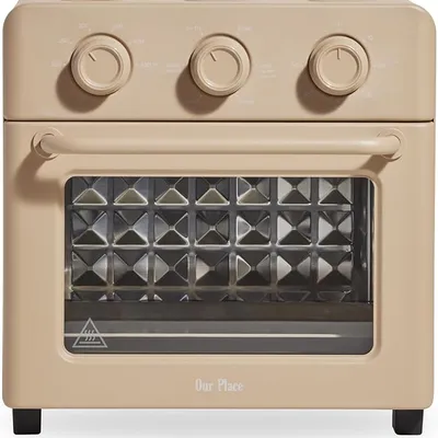 Our Place Wonder Oven | 6-in-1 Air Fryer & Toaster Oven with Steam Infusion | Compact, Countertop Friendly, Fast Preheat, Multifunctional | Air Fry, Toast, Roast, Bake, Reheat & Broil | Steam