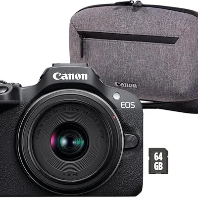 Canon EOS R100 Mirrorless Camera + RF-S 18-45mm Lens Kit