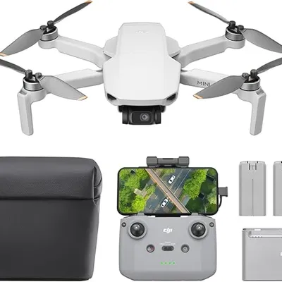 DJI Mini 4K Fly More Combo Drone with 3-Axis Gimbal