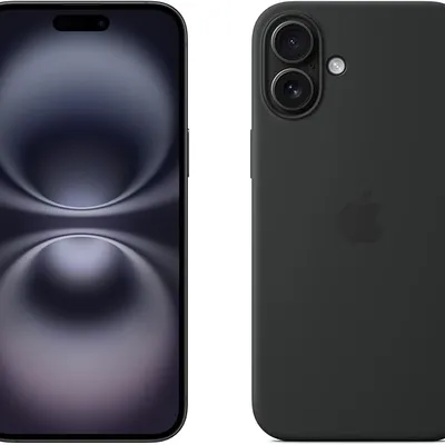 Apple iPhone 16 Plus 128GB: 5G Mobile phone with Apple Intelligence - Black + Silicone Case with MagSafe - Black