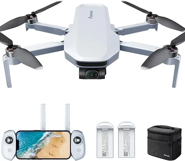 Potensic ATOM GPS Camera Drone - 4K 3-Axis Gimbal, Under 249g