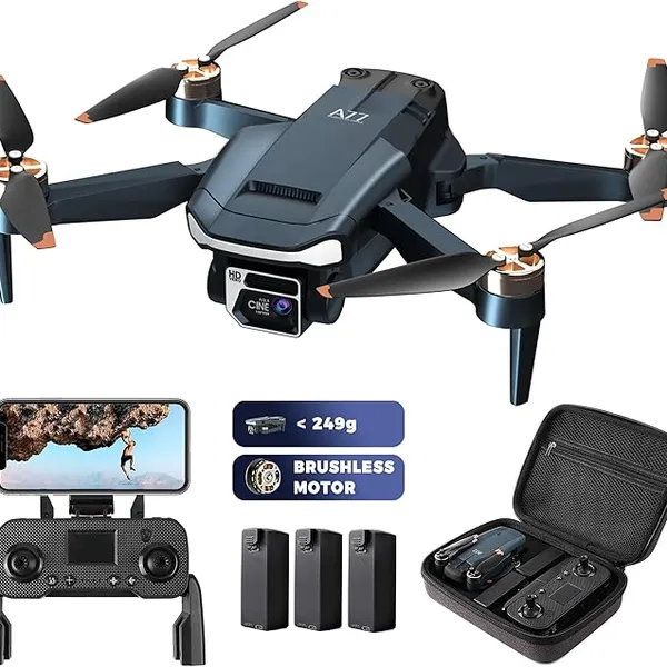 CHUBORY A77 4K HD Camera Drone with Brushless Motor and 84-Minute Flight Time