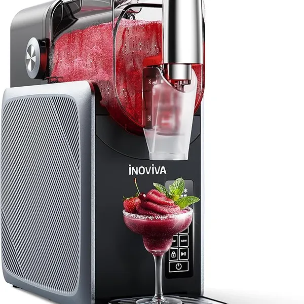 INOVIVA 2.6L Slush Machine – No Ice Needed, Frozen Drink Machine with Self-Cleaning, 5 Preset Modes, Makes Slushies, Milkshakes, Frappés & Frozen Cocktails for Home Use