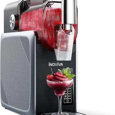 INOVIVA 2.6L Slush Machine – No Ice Needed, Frozen Drink Machine with Self-Cleaning, 5 Preset Modes, Makes Slushies, Milkshakes, Frappés & Frozen Cocktails for Home Use