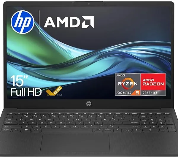 HP 15-fc0004sa Laptop | 15.6" FHD | AMD Ryzen 5 | 16GB RAM | 512GB SSD