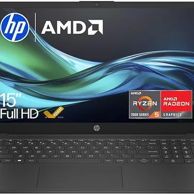 HP 15-fc0004sa Laptop | 15.6" FHD | AMD Ryzen 5 | 16GB RAM | 512GB SSD