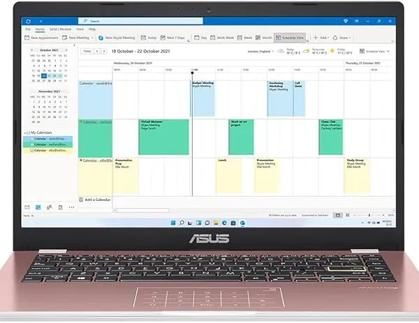 ASUS Vivobook 14 E410KA 14-inch Full HD Laptop (Intel Celeron N4500, 4GB RAM, 128GB eMMC, Windows 11)