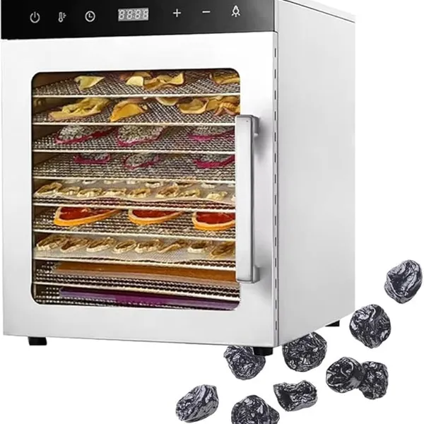 Freeze Dryer, Food Dehydrator Machine with Stainless Steel Trays, 24-Hour Timer, Max Temperature 194°F, Home Food Preservation Appliance
